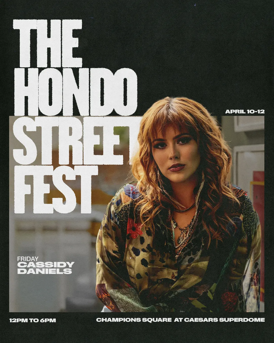 The Hondo Street Fest poster
